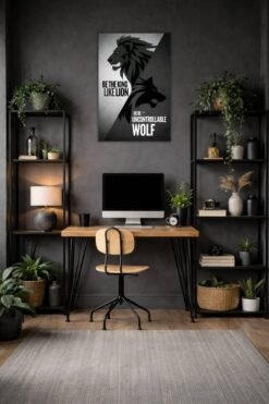 Be The King metal poster wall art in Pakistan