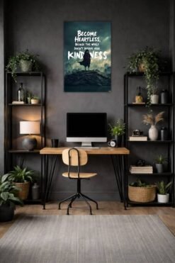 Became Hunter metal poster wall art in Pakistan