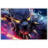 Black Panther metal poster wall art in Pakistan