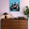 Bmw S1000rr metal poster wall art in Pakistan