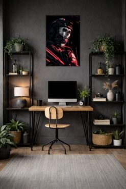 Call Of Duty: Ghost metal poster wall art in Pakistan