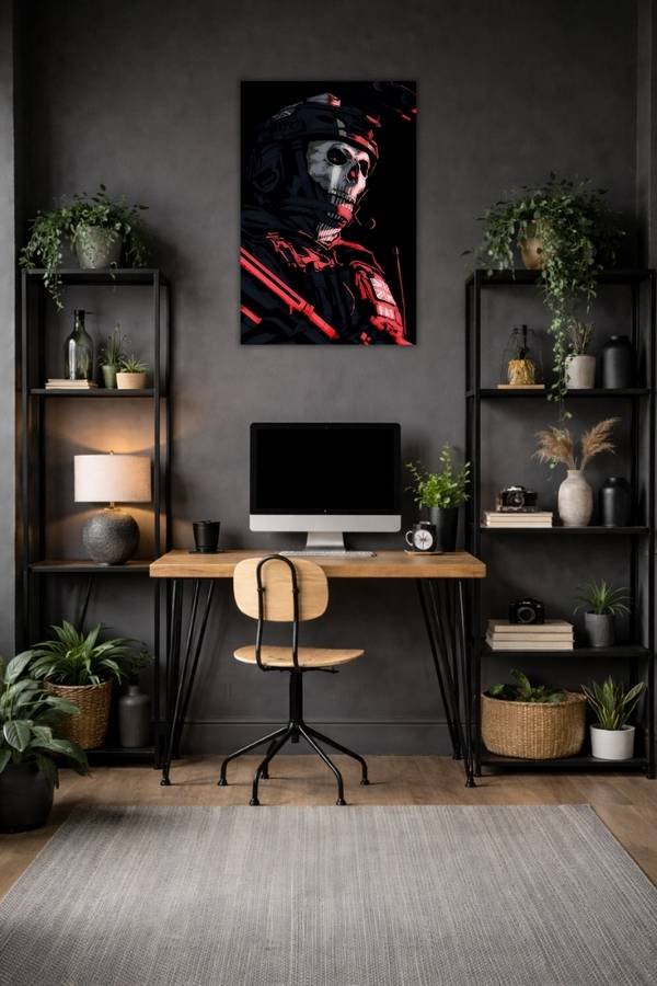 Call Of Duty: Ghost metal poster wall art in Pakistan