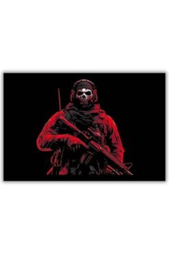 Call Of Duty: Modern Warfare 2 metal poster wall art in Pakistan
