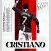 Cristiano metal poster wall art in Pakistan