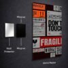 Dont Touch metal poster wall art in Pakistan