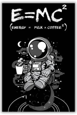 E=Mc metal poster wall art in Pakistan