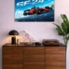 Ferrari Sf-24 metal poster wall art in Pakistan