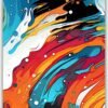 Flowing Colors metal poster wall art in Pakistan