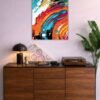 Flowing Colors metal poster wall art in Pakistan