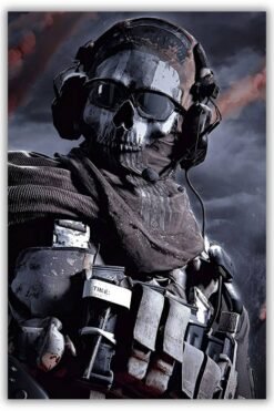 Ghost metal poster wall art in Pakistan