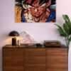 Goku metal poster wall art in Pakistan