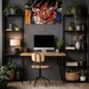 Goku metal poster wall art in Pakistan