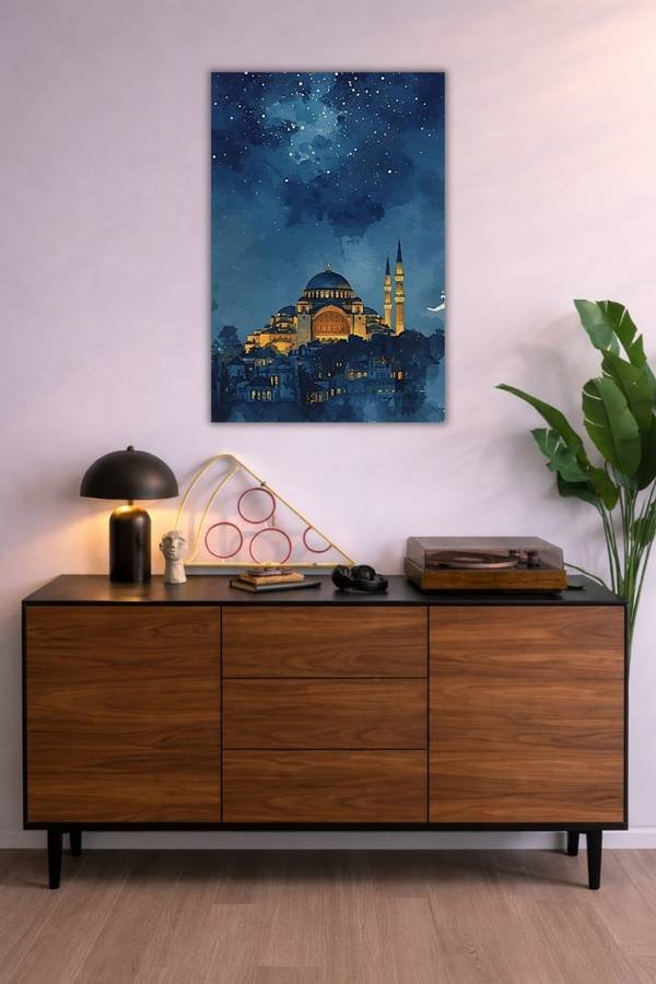 Hagia Sophia metal poster wall art in Pakistan