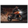 Harley-Davidson metal poster wall art in Pakistan