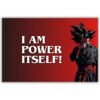 I Am Power Itself metal poster wall art in Pakistan