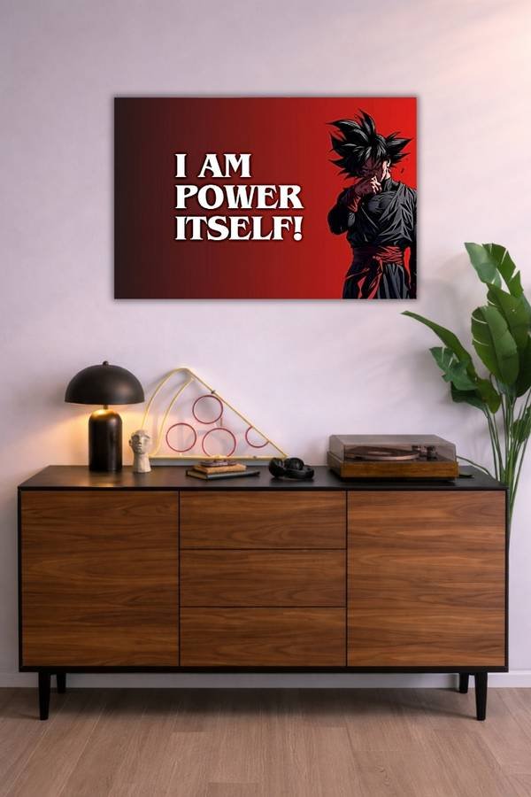 I Am Power Itself metal poster wall art in Pakistan