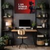 I Am Power Itself metal poster wall art in Pakistan