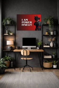 I Am Power Itself metal poster wall art in Pakistan