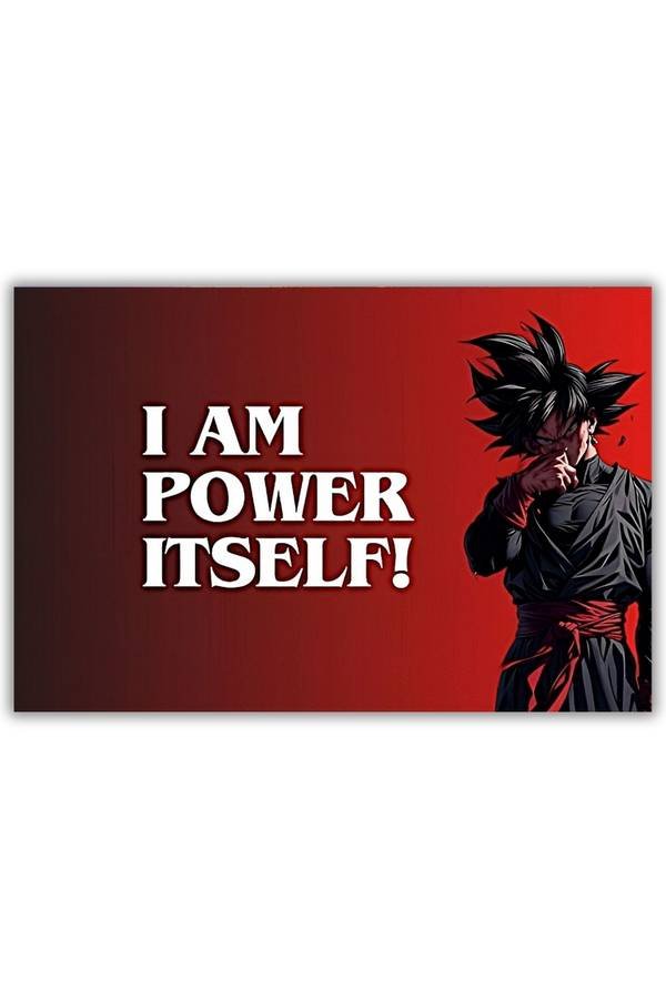 I Am Power Itself metal poster wall art in Pakistan