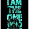 I Am The One metal poster wall art in Pakistan