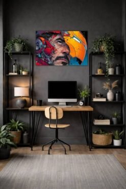 Iron Man metal poster wall art in Pakistan