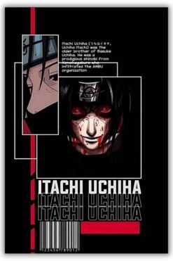 Itachi Uchiha metal poster wall art in Pakistan