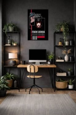 Itachi Uchiha metal poster wall art in Pakistan