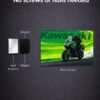 Kawasaki Ninja H2 metal poster wall art in Pakistan