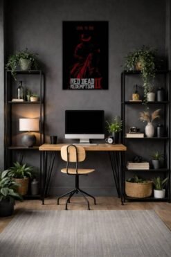 Loyal To One Red Dead Redemption metal poster wall art in Pakistan