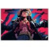 Luffy metal poster wall art in Pakistan