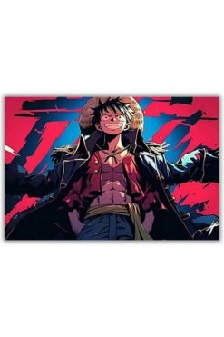 Luffy metal poster wall art in Pakistan