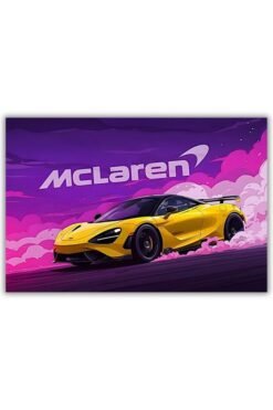 Mclaren P1 metal poster wall art in Pakistan