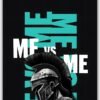 Me Vs Me metal poster wall art in Pakistan