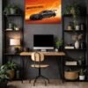 Mercedes-Benz Amg Gt metal poster wall art in Pakistan