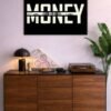 Money metal poster wall art in Pakistan
