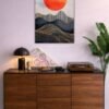 Roter Planet metal poster wall art in Pakistan