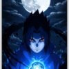 Sasuke Uchiha metal poster wall art in Pakistan