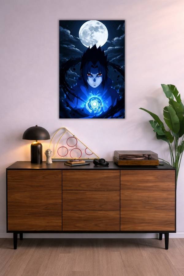 Sasuke Uchiha metal poster wall art in Pakistan