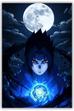 Sasuke Uchiha metal poster wall art in Pakistan