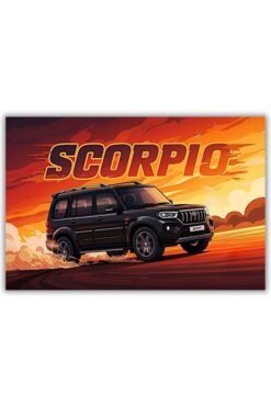 Scorpio metal poster wall art in Pakistan