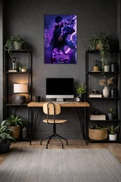 Solo Leveling Arise metal poster wall art in Pakistan