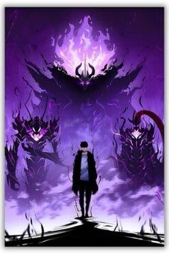 Solo Leveling metal poster wall art in Pakistan