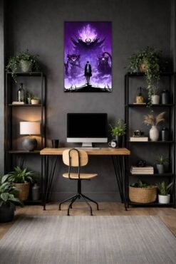 Solo Leveling metal poster wall art in Pakistan