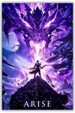 Solo Leveling metal poster wall art in Pakistan