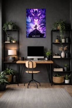 Solo Leveling metal poster wall art in Pakistan