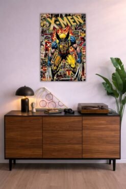 Wolverine metal poster wall art in Pakistan