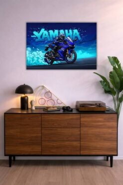 Yamaha Yzf-R15 metal poster wall art in Pakistan