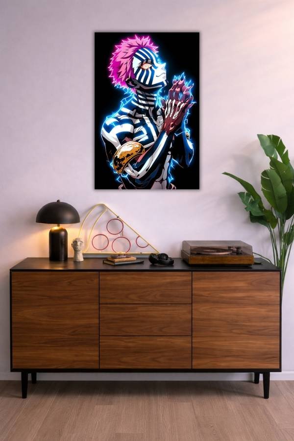 Akaza metal poster wall art in Pakistan