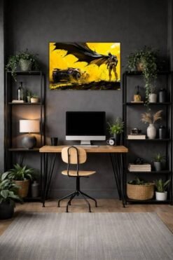Batman metal poster wall art in Pakistan
