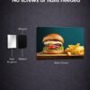 Beef Burger metal poster wall art in Pakistan